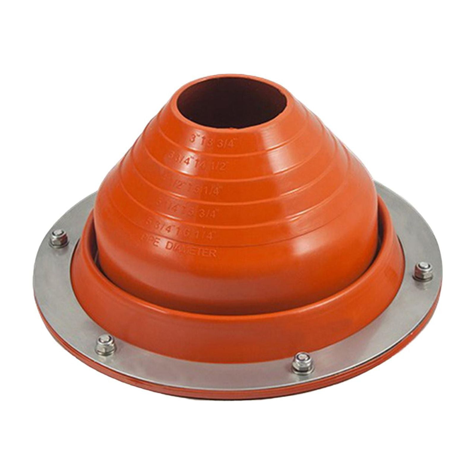 Ioensy - Tubería Para Techos De Silicona Resistente Al Calor Tapajuntas Para Techo De Base Redonda Bota Para Tubería