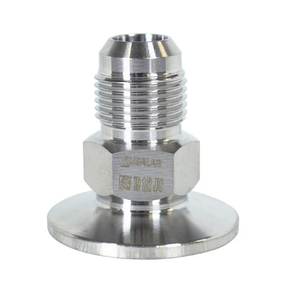 Adaptador USA LAB KF25 a JIC Macho de Acero Inoxidable