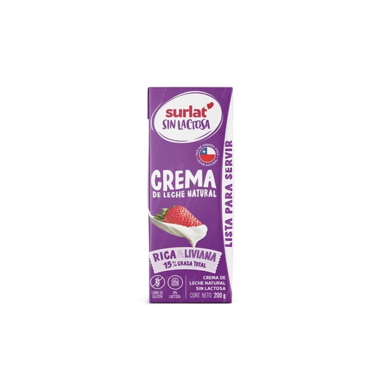 Crema Surlat Sin Lactosa