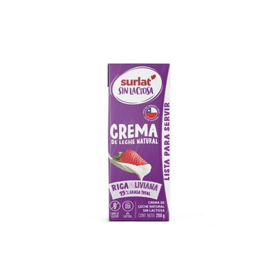 Crema Surlat Sin Lactosa