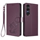 thumbnail image 1 of Funda Billetera con Espacio para Fotos para Sony Xperia 1 VII, Morado Oscuro, 1 of 6