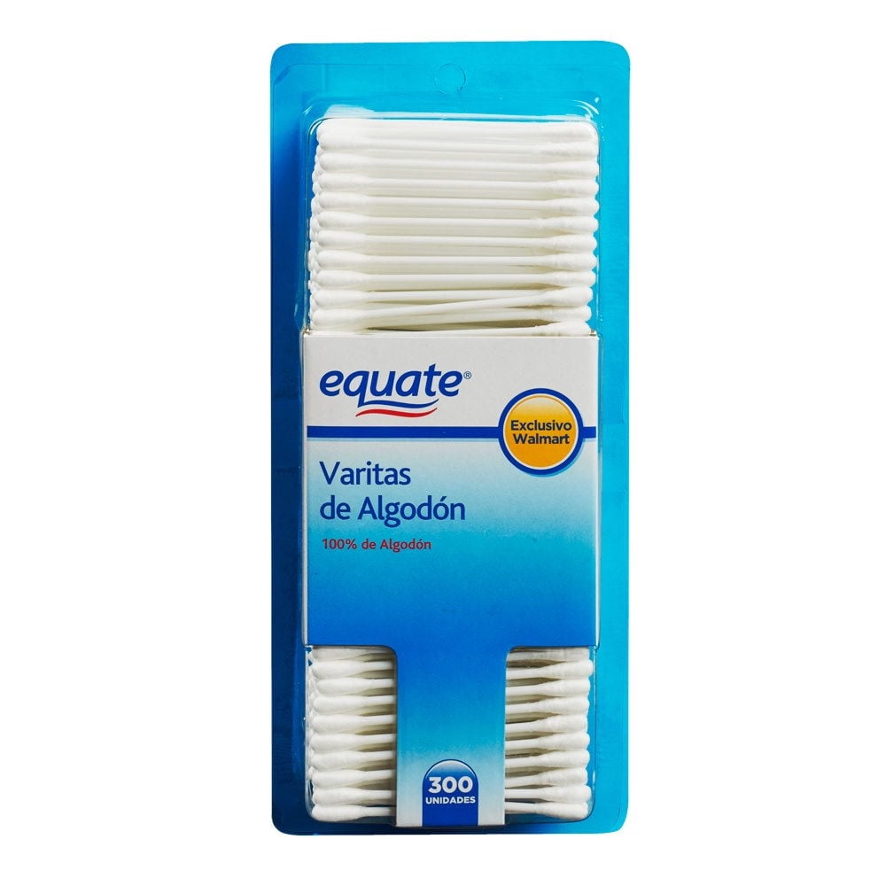 Varitas De Algodón Caja 300 Un Equate