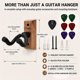thumbnail image 3 of Guitar Wall Mount 2 Pack with Pick Holder and 6 Celluloid Picks, 3 of 3