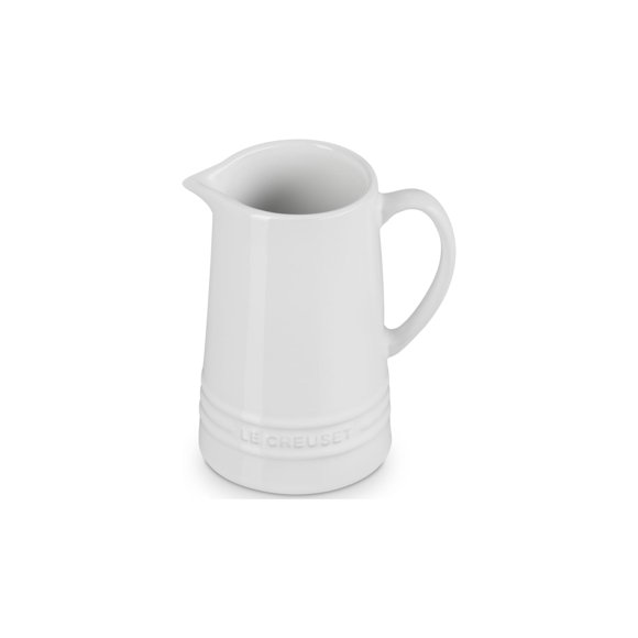 Le Creuset Jarra Pequeña de Gres, 10 oz, Blanca