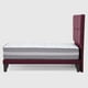 thumbnail image 4 of Cama Europea Valencia P + Respaldo Atenas 1 PL Felpa Burdeo, 4 of 6