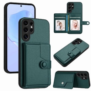 Foxdock Funda Para Samsung Galaxy S24 Ultra Con Bloqueo Rfid - Diseño Elegante Con Cierre De Botón