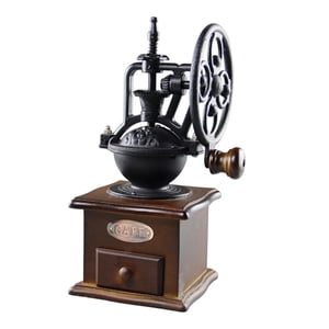 Magideal - Molinillo De Café Clásico, Molino De Grano, Manivela Manual, Núcleo De Cerámica, Molino De Café Antiguo, Accesorios De Café Para Camping, Picnic, Café Signo De Café