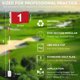 thumbnail image 2 of Bandera de golf KINGTOP portátil de 6 pies con bandera numerada, paquete de 1, 2 of 9
