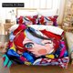 thumbnail image 1 of Fashion Hakos Baelz Bedding Set Boys Girls Duvet Cover Pillowcase Bed Adult Bedroom, 1 of 5