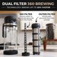 thumbnail image 2 of Cafetera de Cold Brew VINCI Cold Brew 360 de Vidrio de 1.4L, 2 of 7
