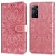 thumbnail image 4 of Funda tipo cartera FOXDOCK para Xiaomi Redmi Note 11 Pro 4G/5G , diseño girasol en relieve, cuero PU, cierre magnético, soporte y tarjetero, 4 of 5