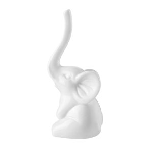 Ioensy - Tenedor Del Anillo De La Estatua Del Elefante De La Porcelana 1.77X4.72Inch Para Las Bodas Ligeras