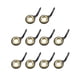 thumbnail image 4 of 10x Guías de ca?a de pescar de acero inoxidable Kit de reparación de punta de ca?a de pescar Oro 8, 4 of 5