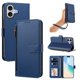 thumbnail image 1 of Funda con Billetera para [iPhone 17] con Bolsillo Zipper y Tarjetero Azul, 1 of 6