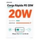 thumbnail image 4 of Cargador Portatil Bateria Externa Power Bank + Cable Para iPhone Retractil 50cm Usams Cd225 Negro, 4 of 8