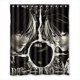 thumbnail image 1 of Cortina de ducha Death Note, juego de cortina de baño con ganchos, tamaño 60 x 72 pulgadas, 1 of 3