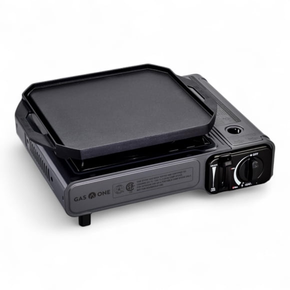 Cocina a gas butano Gas One GS-1000G-KIT con plancha antiadherente