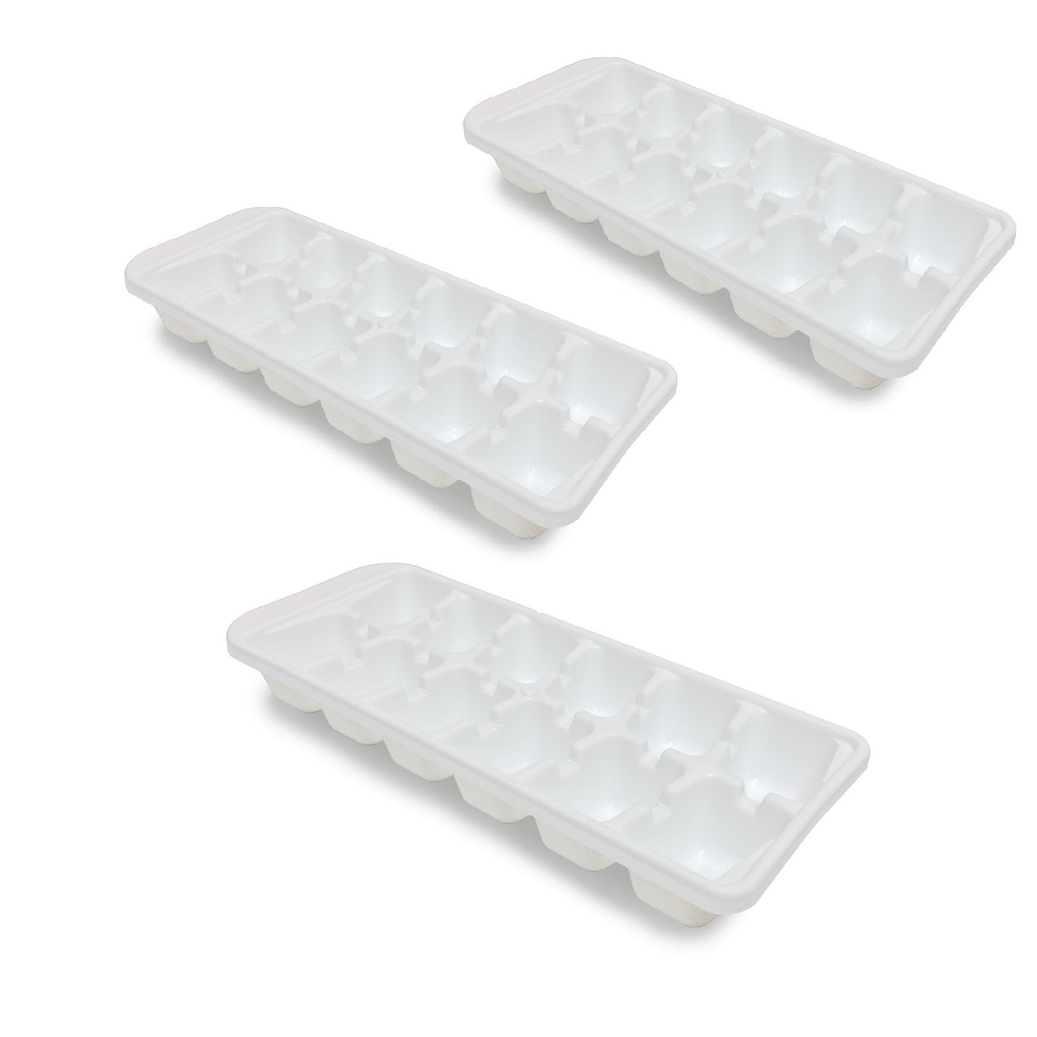 Genérico - 3 Cubetas De Hielo Clasicas Cubeteras Para Hielo