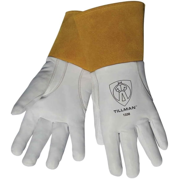 Guantes de soldadura Tig Tillman R3SC34122981, blancos, talla XL