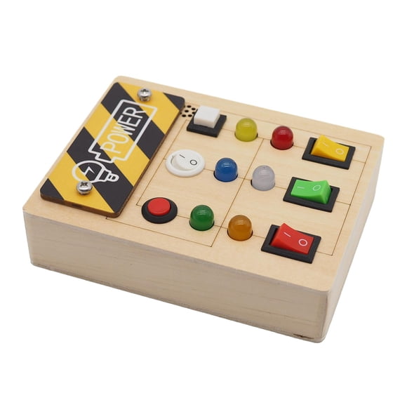 Juego De Roles De Tablero Ocupado Con Interruptor De Luz Para Actividades De Jardín De Infantes Preescolar Sin Destornillador
