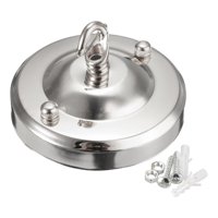 Ioensy - Techo Rose Hook Plate Chandelier Part Heavy Duty Para Sala De Estar Dormitorio Plata