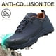 thumbnail image 3 of Zapatos de senderismo HUMTTO impermeables Trekking Trail para hombre, azul marino, 3 of 3