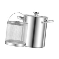Bothyi - Olla Para Freír Profunda Con Cesta Utensilios De Cocina Aceite Sartén Profunda Para Cocinar Sopa Pasta