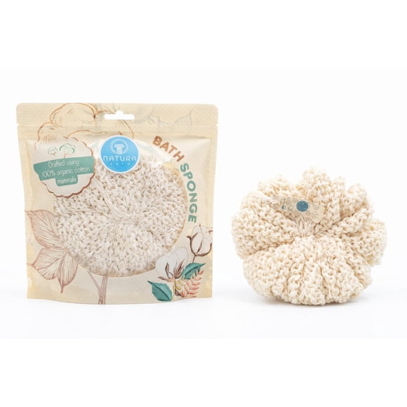 Esponja de Baño Natura Bath de Algodón Orgánico Reutilizable