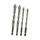 thumbnail image 1 of 4 Brocas Excéntricas Con Dientes De Sierra De Cuatro Ranuras Resistentes Para Baldosas, Metal Y Hormigón, 1 of 5