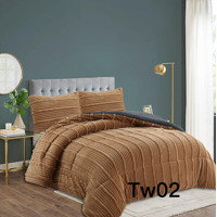 Todostore - Plumón De Invierno Texturizado Diseño De Líneas Y Con Chiporro