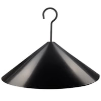 Xusx111 - 18 Pulgadas Pp Ardilla Prueba De Deflector Para Proteger Los Alimentadores De Aves Del Polo Exterior Y Las Casas De Aves, Colgar Montaje Raccoon Y Ardilla Guardia Tapón Para Ganchos De Pasto