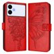 thumbnail image 1 of Funda cartera mariposa para Samsung Galaxy S26 Edge con soporte y ranuras para tarjetas Rojo, 1 of 6
