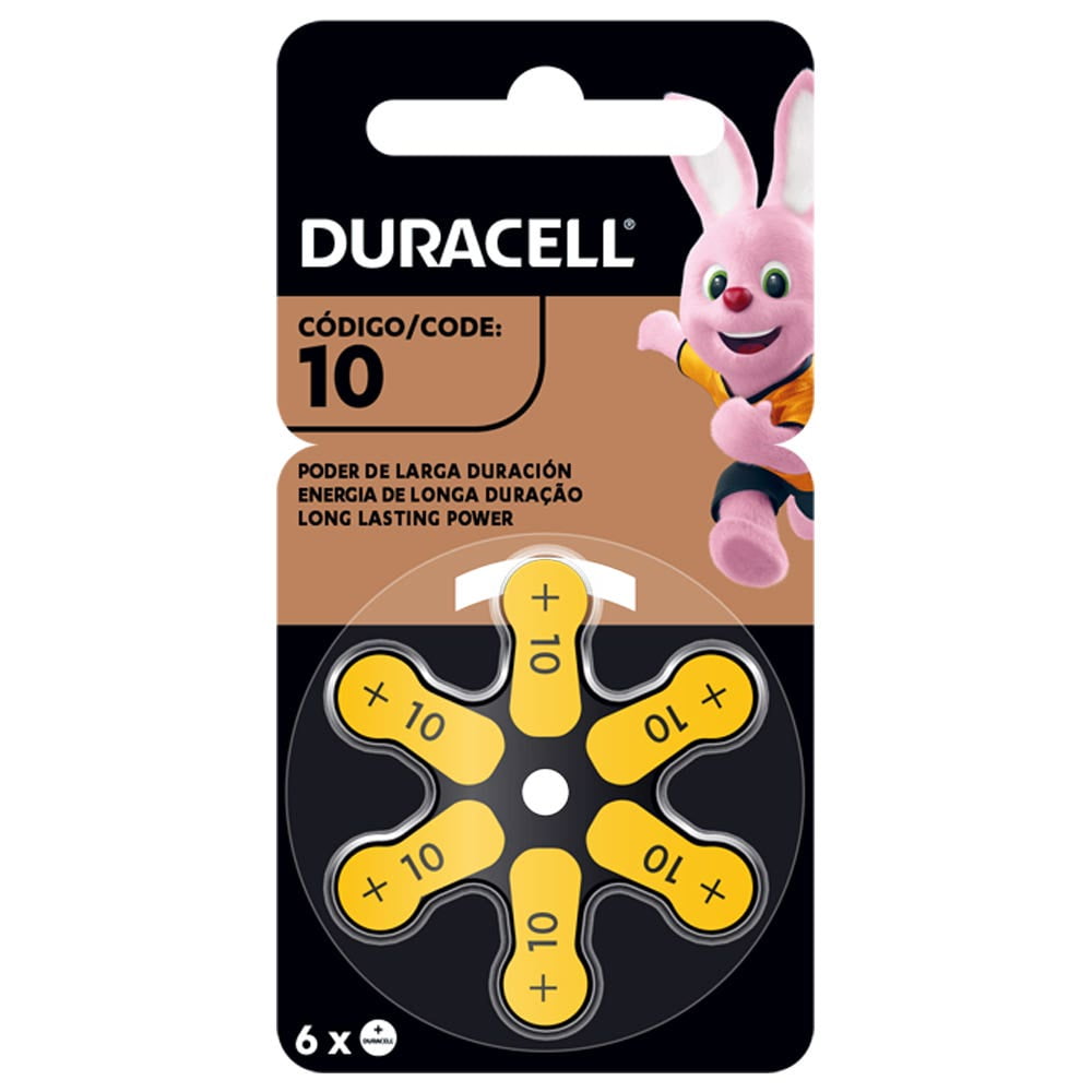 Duracell - Pila Audifono N10 Blister X6