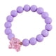 thumbnail image 4 of Pulsera De Cuentas Redondas De Dibujos Animados Para Niñas Juegos De Imaginación Princesa Púrpura, 4 of 5
