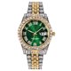 thumbnail image 3 of Reloj de Cuarzo para Hombre con Esfera Redonda Elegante de Cristal - Pantalla de Fecha, Correa de Acero Inoxidable, Caja de Aleación, Estilo Casual, No Impermeable, Reloj para Uso Diario, 3 of 15