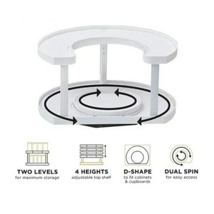 Total Upgrate - Organizador Giratorio Para Especias Y Condimentos De Cocina