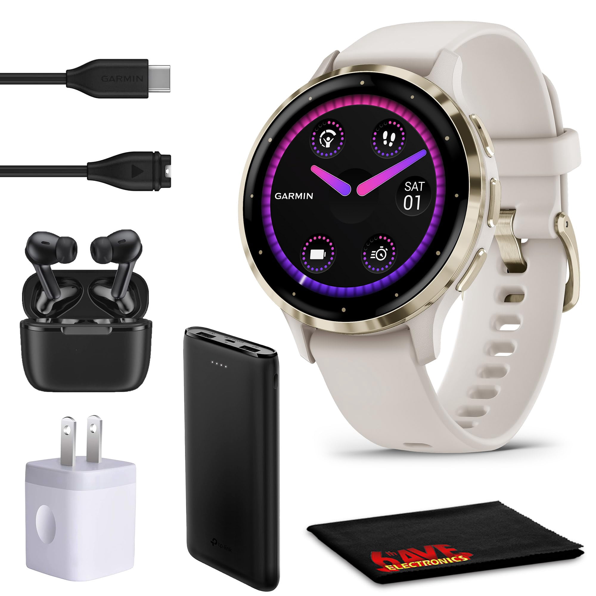 Garmin - Venu 3s Soft Gold