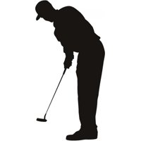 Rienda Libre Graphics - Decomural Golfer Putter Golf Ws-15349