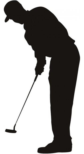 Rienda Libre Graphics - Decomural Golfer Putter Golf Ws-15349