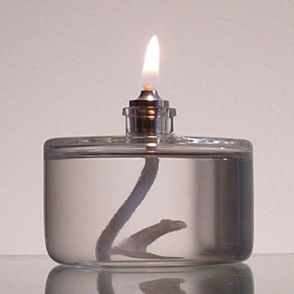 Vela de aceite Firefly 85 ml recargable de vidrio para interior y exterior