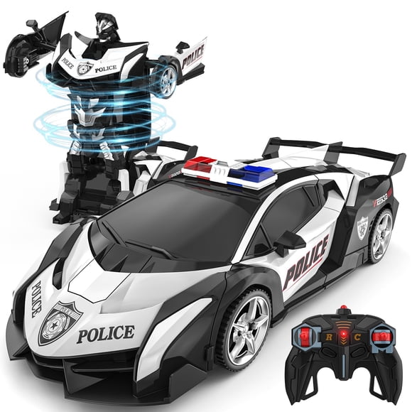 Coche a control remoto BLUEJAY Transform 1:18, robot de 4 a 12 años
