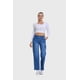thumbnail image 4 of Jeans Mujer Recto Cargo Azul - lll, 4 of 4