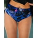 thumbnail image 1 of Bikini calzón colaless tiro alto estampado morado, 1 of 4