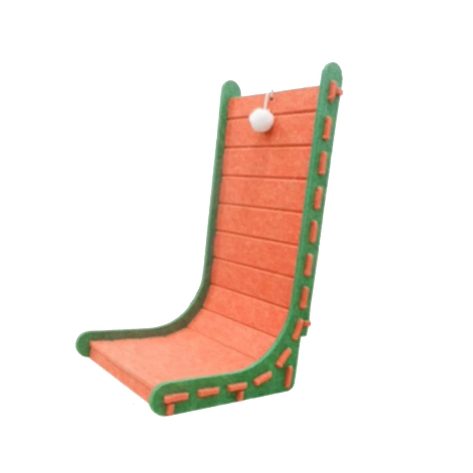 Rascador Para Gatos En Forma De L, Juguete Para Mascotas, Decoración, Tapete Para Rascar, L, Naranja