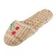 thumbnail image 3 of Zapatillas de casa hombre y paja Zapatillas de casa hechas a mano Sandalia de masaje 40, 3 of 5