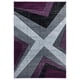 thumbnail image 1 of Alfombra decorativa United Weavers Bristol Zine color ciruela 56 x 81 cm, 1 of 5