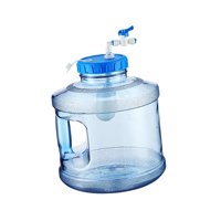 Magideal - Contenedor De Agua Jarra De Agua Con Bola Flotante Parada Automática Multiusos Portátil Vacía Con Asa Barril De Almacenamiento De Agua Botella De Agua 7.5L
