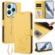 thumbnail image 2 of Infinix HOT 40 4G Funda Billetera con Ranuras para Tarjetas, Amarillo, 2 of 6