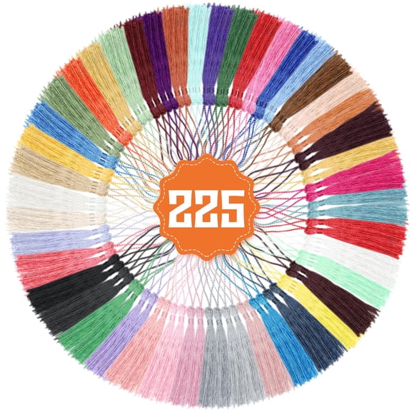 Borlas para marcadores fuceury 225 piezas 45 colores 13 cm