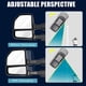 thumbnail image 4 of Espejo lateral AERDM para Ford F-150 2015‑2020, cromo, calefacción y para remolque, 4 of 7